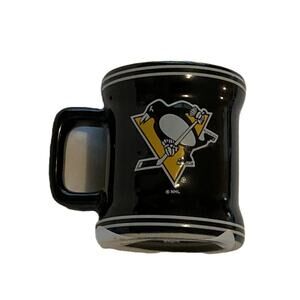 New Pittsburgh Penguins Sculpted 1.5 ounce Espresso Coffee Mug, Cup, NHL